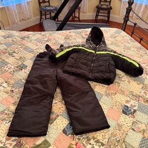 BOYS ZEROXPOSUR WINTER JACKET & CAT & JACK SNOW PANTS